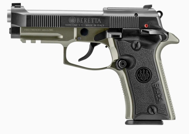 Don shot - Pistole Beretta 80X Cheetah, 9 mm Browning, Zelená