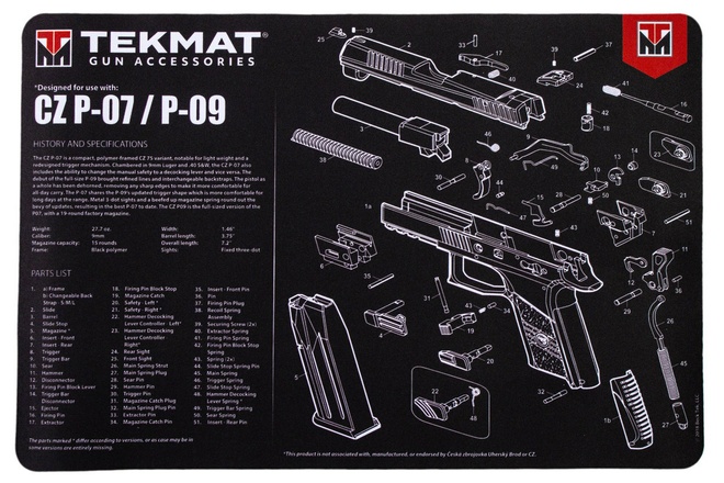 Don shot - Podložka TekMat CZ P-07/ P-09