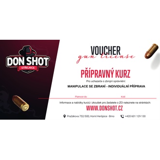 Don Shot - Poukaz na manipulaci se zbraní - individuální příprava