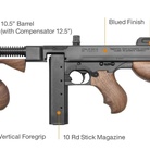 Don shot - Puška samonabíjecí Auto-Ordnance Thompson 1927A1, 10,5" 45 Auto