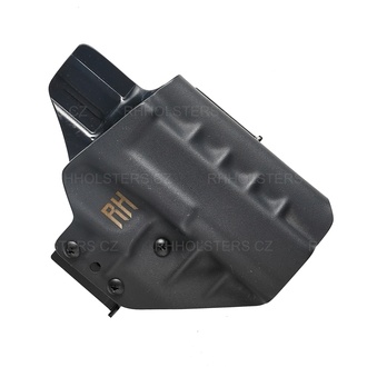 Don Shot - RH Holsters Frogy Glock 43X Rail MOS, OWB, 1/2 SWG, pravé, Speedloops 40 mm