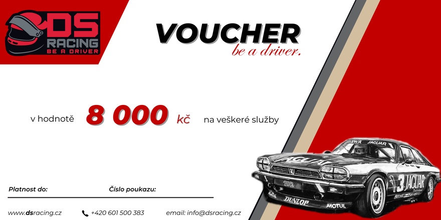 Don shot - Voucher DS Racing 8000 Kč