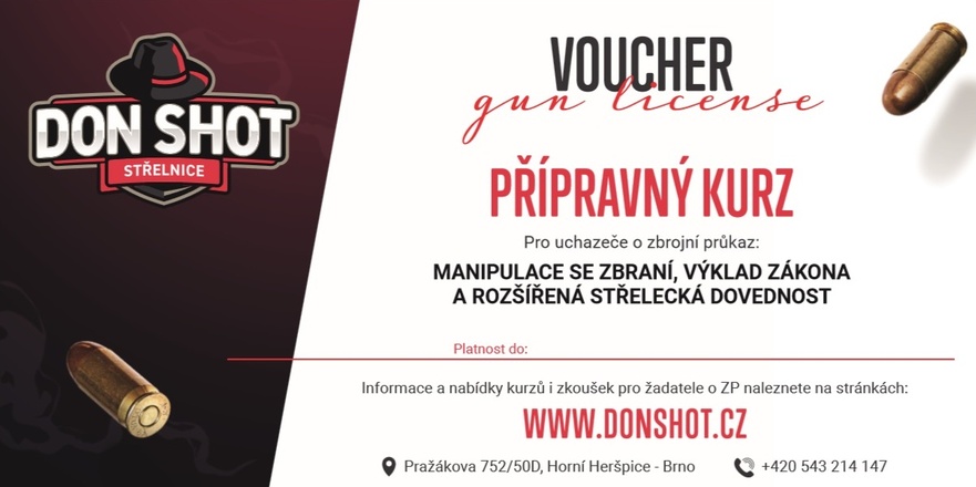 Don shot - Manipulace se zbraní - komplexní příprava