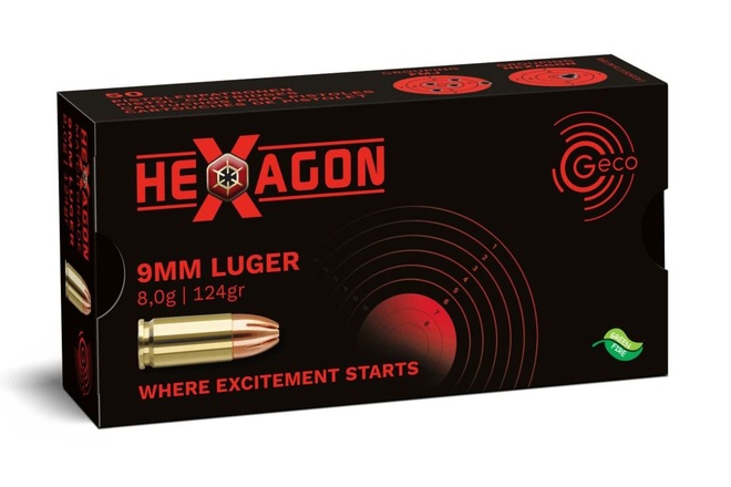 Don shot - 9 mm Luger Geco, Hexagon, 8g