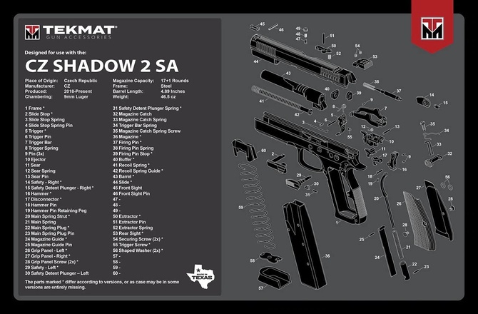 Don shot - Podložka TekMat CZ Shadow 2 SA