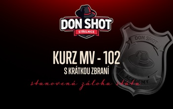 Akreditovaný kurz MV-102 - krátká zbraň