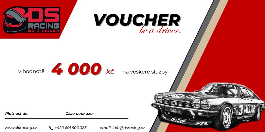 Don shot - Voucher DS Racing 4000 Kč