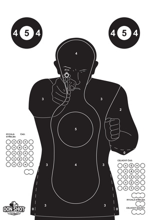 Don shot - Terč FBI 10 ks
